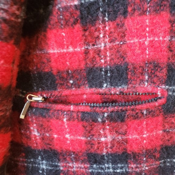 Vintage Plaid Zip Up Jacket - Picture 3 of 8